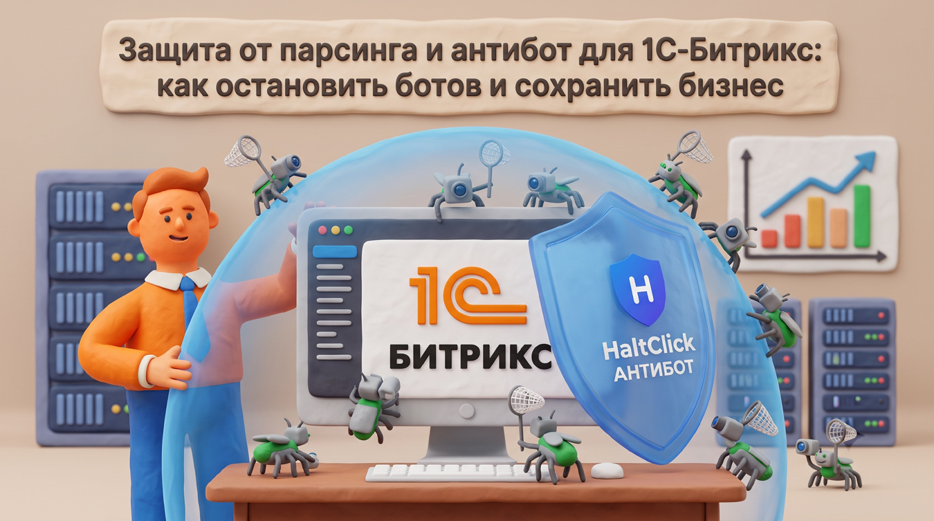 Защита от парсинга и антибот для 1С-Битрикс