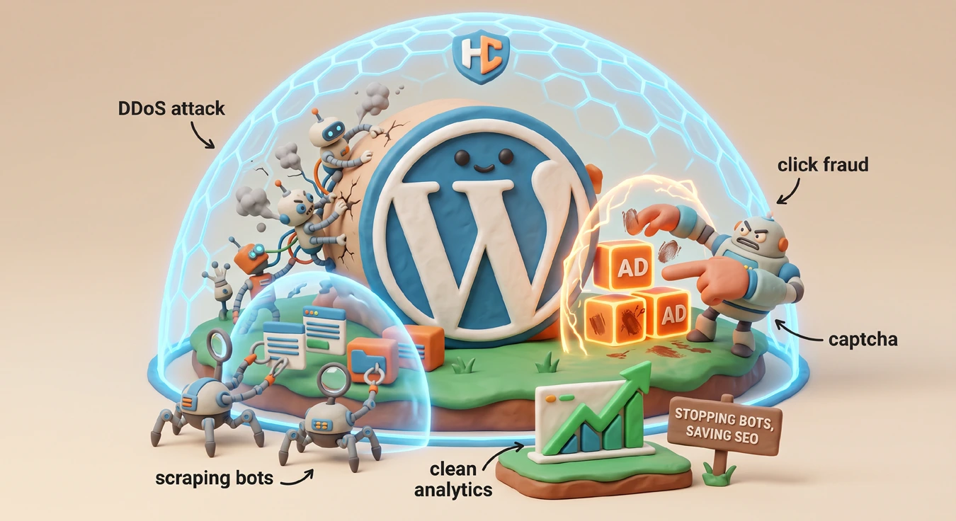 WordPress Under Fire: Protecting Your Site from Scraping, DDoS, and Click Fraud